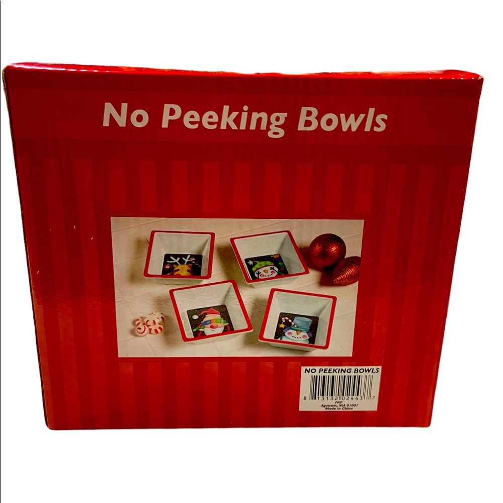 Cute Christmas snack bowls